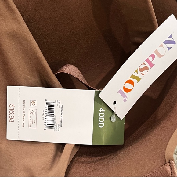 Joyspun 40DD Full Figure T-Shirt Bra Lot - Brand New With Tags - 3 Black & Brown - Picture 5 of 5